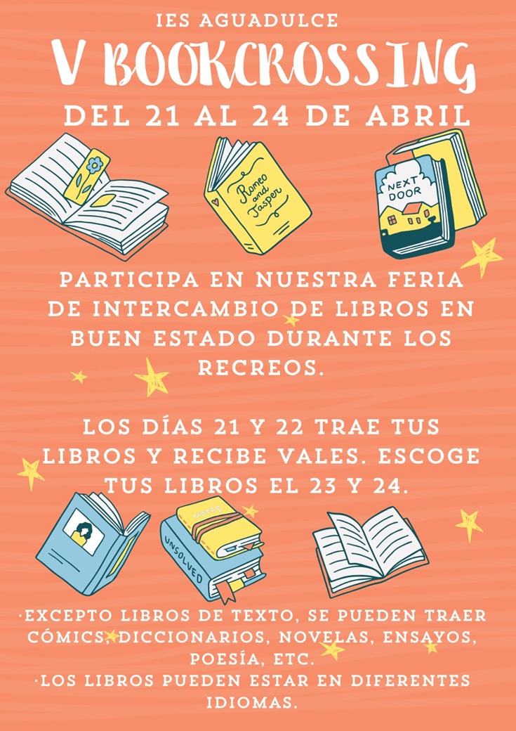 ¡Celebra el Día del Libro participando en nuestro Bookcrossing!