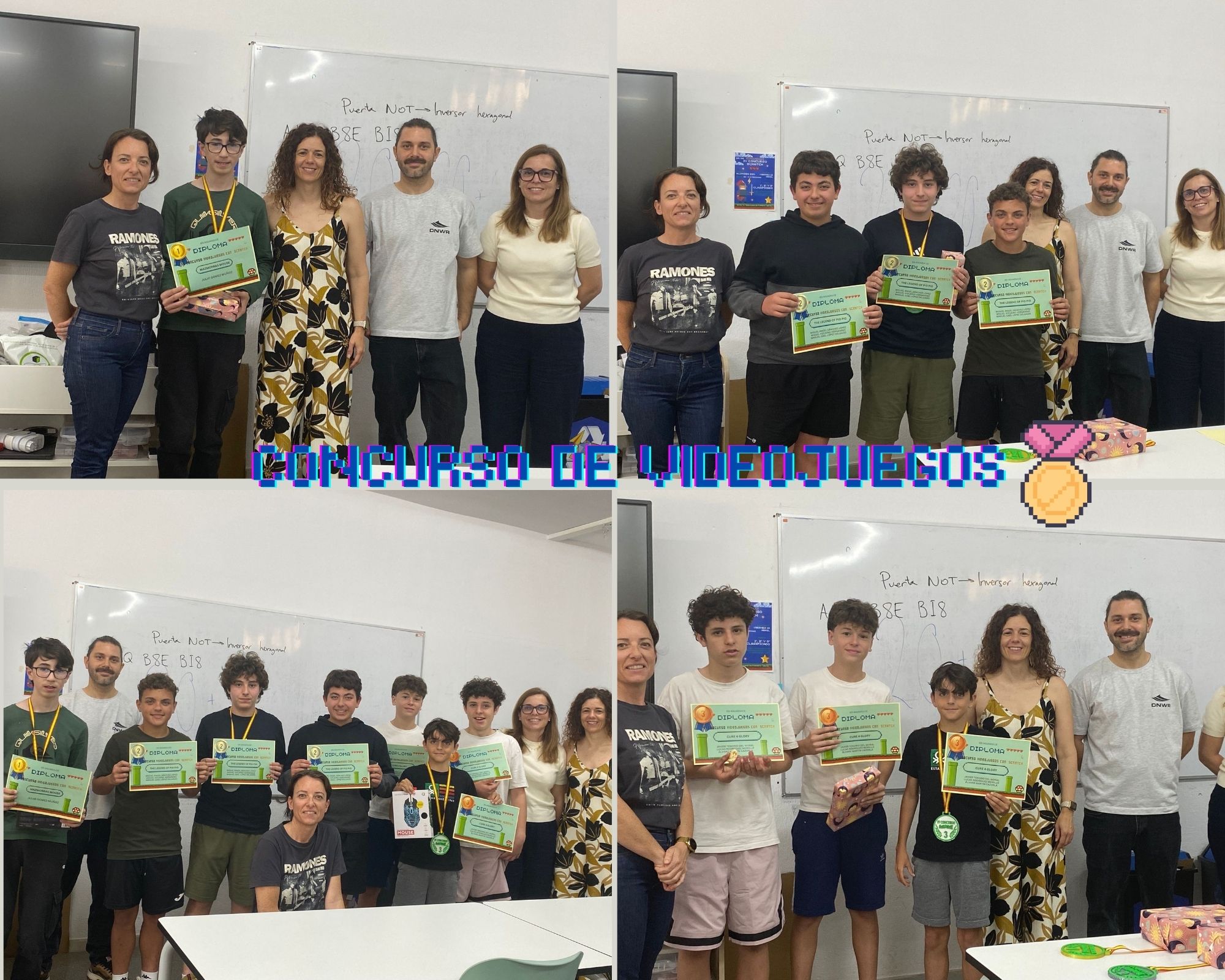 Entrega de premios del IV Concurso de Videojuegos con Scratch